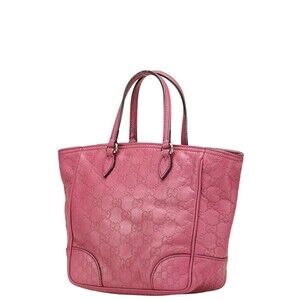 Gucci Leather ssima Handbag Bree Purple